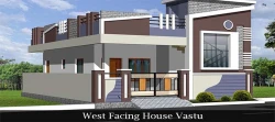 West face house plan with Vastu